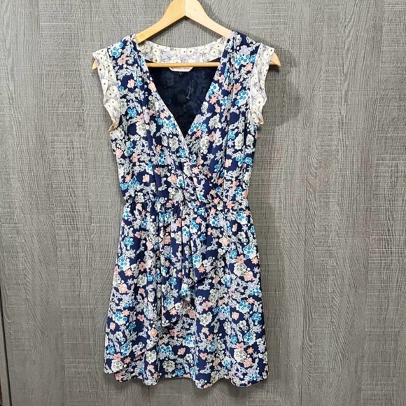Rebecca Taylor Silk Floral Mini Dress - Picture 2 of 10